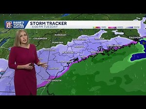 Maine winter storm: Tracking where snow could mix with rain during evening commute