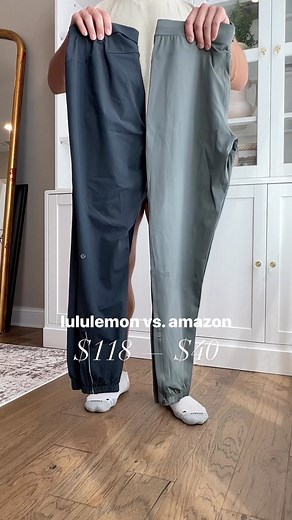 Zach Webber on Instagram: "amazon vs. lululemon - jogger edition I wear the lululemon surge joggers almost every day. I came across these $40 amazon joggers and had to try them out. At 1/3 of the price, quality, features, fit, and comfort are nearly identical to the lululemon pants. #mensfashion #mensstyle #amazon #lululemon"