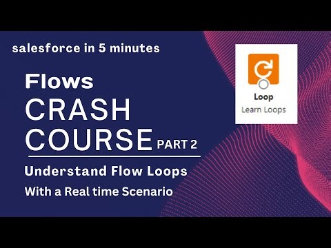 Salesforce Flows Loop Explained | With a real Time example | flows Crash Course Part 2