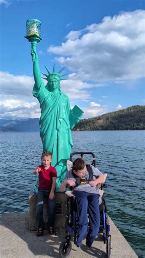 Statue of Liberty Sandpoint Idaho