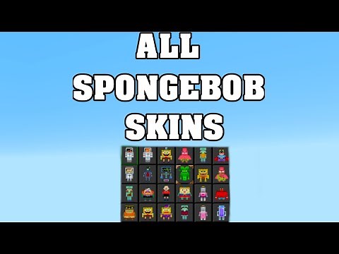 All Minecraft Spongebob Skin Pack !!! 😱