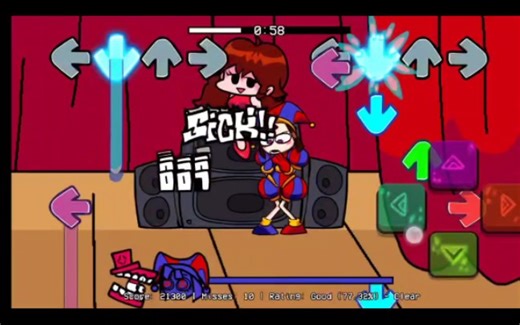 (FNF) Caine VS Pomni (UTAU)