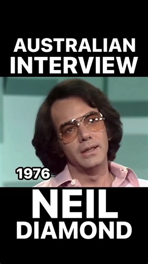 70s Neil Diamond Australian interview! #neildiamond #australia | Happy Diamond