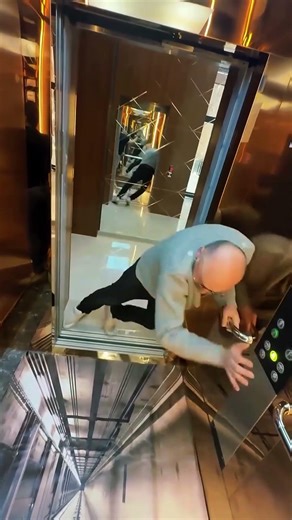 This Elevator Prank is Pure Evil! 😱🔥 (3D Floor Art) #shortsfeed​ #shorts​ #viral​