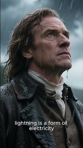 The Inventor of Lightning ⚡ | Benjamin Franklin’s Shocking Experiment #Shorts