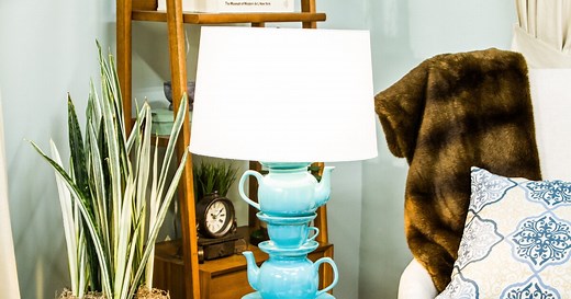 DIY Teapot Lamp