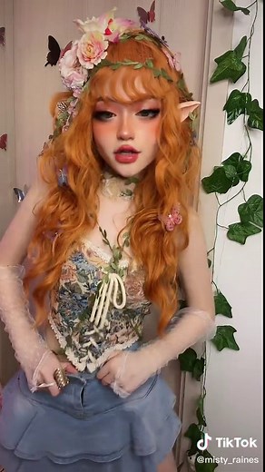 aesthetic change again lol #fyp #dance #cute #fairy #elf #aesthetic #makeup #fantasy #cosplay #ginger #doll #redhead #beauty #fashion #cottagecore #pirate #fairycore