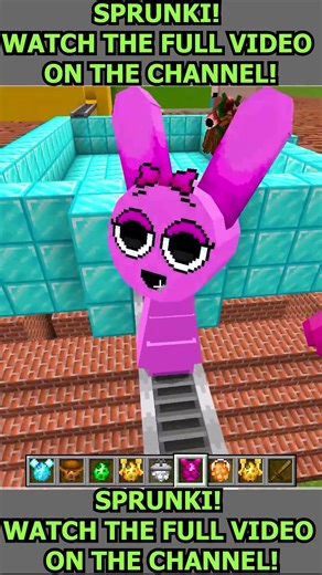 SPRUNKI VS Horor Sprunki in Minecraft Bedrock PE/ shorts Ep.2