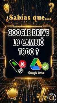 Cómo Google Drive reemplazó al USB ☁️ | Historia tecnológica #datoscurisos