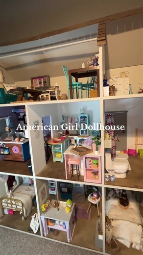 American Girl DollHouse An overview of my American Girl Dollhouse. I’ve spent a great amount of time and effort putting together each room. I prefer my dollhouse to look more realistic. Comment below if you’d like to see a more in depth room tours 🤍. Which room is your favorite? #americangirl #fyp #americangirldolls #americangirldollhouse #americangirltiktok Dollhouse Accessories: @American Girl @Our Generation Dolls