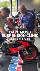 The highly anticipated Dave Moss Suspension Tuning Clinic is happening Saturday, August 10! Our friend @davemosstuning returns to Pro Italia for custom suspension tuning. Sign up, bring your bike and have Dave work his magic getting your suspension customized to you and your riding style. Contact us ASAP to reserve your spot as this event typically fills up quickly. Limited spots available. Reserve your spot now! August 10, Saturday 9AM-4PM Call: (747) 295-9808 or the shop Email: arturo@proitali