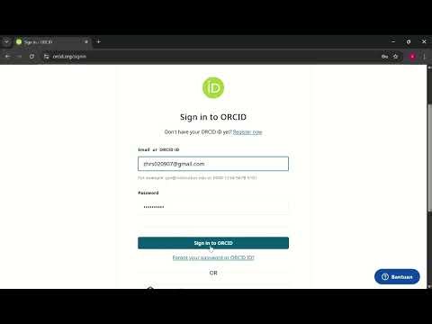 Tutorial membuat akun di Orcid.id