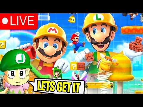 Super Mario Maker 2 + Viewer ID! [ LETS GET IT! ]
