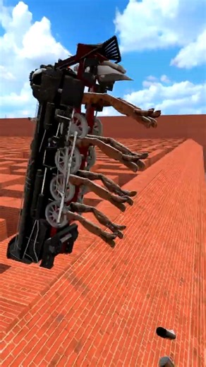 THOMAS the Train meets SEA CREATURES CRABTRAIN in Garry's mod #shorts #garry'smod