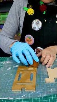 Mobile phone stand made of MDF, CNC cut with the Snapmaker