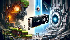 Raspberry Pi 5 with AMD Radeon RX 460 can run Portal, Minecraft