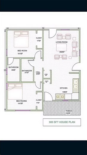 30x33 House Plan: Tiny Home, HUGE Style! (You Won't Believe It)