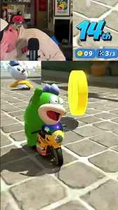 Poofesure screams at his teammate // Mario Kart World