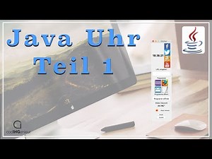 Java Swing Beispiel Uhr programmieren - 1