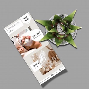 Business Rack Card Flyer Template, One Page Marketing Flyer, Beauty Salon Flyer, Esthetician Flyer, One Page Marketing Flyer, Canva Editable - Etsy