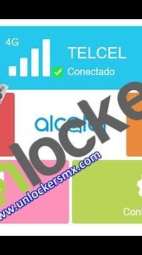 Unlock, liberacion , desbloqueo, Alcatel link Zone mifi modem MW45AN Netwey Mexico