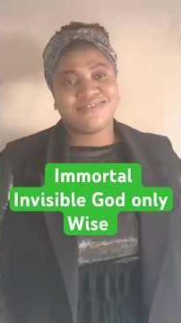 Immortal, Invisible, God Only Wise. (Hymn)