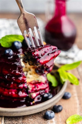 83K views · 1.4K reactions | Turn fresh or frozen blueberries into homemade blueberry syrup. Easy to make and stays fresh for up to 1 month! https://thestayathomechef.com/blueberry-syrup/ | The Stay At Home Chef | Facebook
