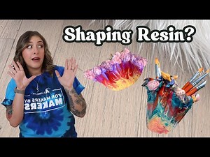 How to shape resin into objects