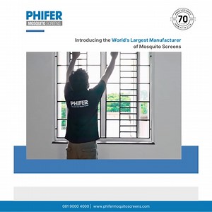 Fed up with annoying mosquitos? 🦟 😞 🛡️ Guard your home against mosquitoes to enjoy summer nights and have a cozy sleep 💤. Install Phifer mosquito screens that are customizable to fit any windows 🪟, doors🚪, and balconies. Free Installation and Free House Visit. For Enquiry Contact: 91 8190004000 | Phifer Mosquito Screens
