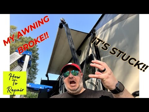 How To REPLACE Lippert Solera Awning Motor. #diy #camping #travel #adventure #trending #viral
