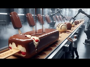 Inside a Modern Ice Cream Factory | From Milk to Frozen Ice Cream (The Whole Process)