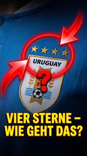 Warum Uruguay 4 WM-Sterne hat, obwohl sie nur 2 Titel gewannen! ⭐🇺🇾