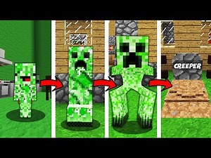 ŻYCIE CREEPERA W MINECRAFT || OD NARODZIN DO ŚMIERCI!