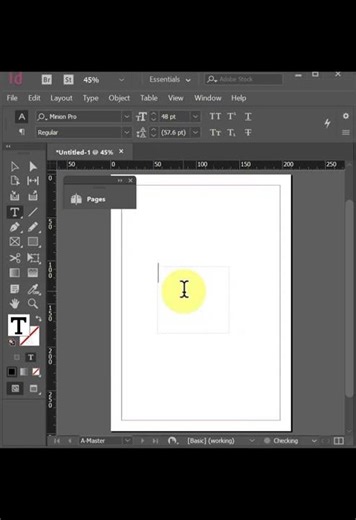 Add Page Number in Adobe Indesign cc 2018 #design #design #2023 #adobe #indesigntutorial #graphics