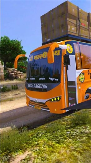 Malinath Travels Village 💀⚠️ #viralvideo #trending #shorts #bussid #rajasthanigame #ytshorts #viral