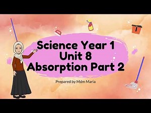 Science DLP Year 1 | Unit 8: Absorption (Part II)