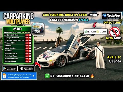 CPM 🔥 | Car Parking Multiplayer Mod APK v.4.9.8.4 (2026) – Unlimited Money, All Cars Unlocked