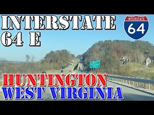 I-64 East - Huntington - West Virginia - 4K Highway Drive