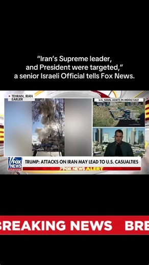 BREAKING: “Iran’s Supreme leader, and President were targeted, as well as those responsible for commanding the mass murder of Iranian protesters. Battle damage assessments will come out later,