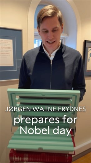 Jørgen Watne Frydnes, chair of the Norwegian Nobel Committee, has been preparing for today. In just two hours, the Nobel Peace Prize award ceremony will be streaming live from Oslo – stay tuned. | Nobel Prize