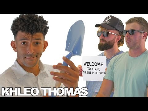 Khleo Thomas Digs for the First Time Since "HOLES" | Silent Interviews