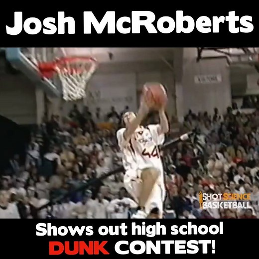 Josh McRoberts SHOWED UP for this HIGH SCHOOL DUNK CONTEST! 🏀🙌🏽 | Shot Science Basketball