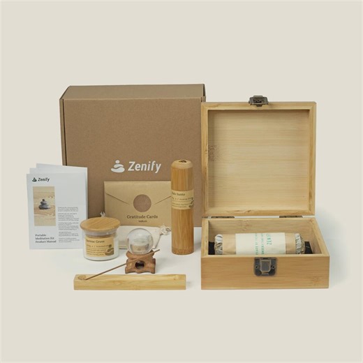 Portable Meditation Ritual Kit Mindfulness Desk Calm Practice Gift Set by Zenify - Etsy Australia
