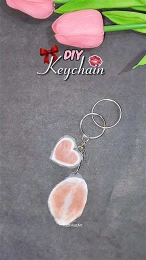 DIY💋 Keychain💗🤌🏻 #diy #keychain #craft #handmade #love
