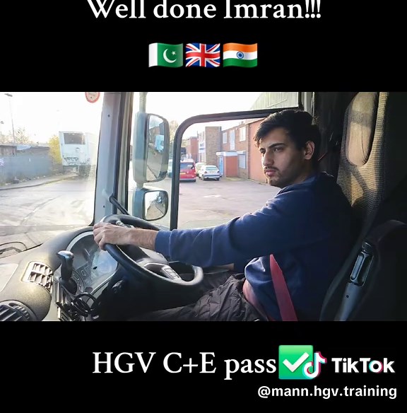 Congratulations to Imran on passing his HGV C E test, well done!!!#wolverhampton #birmingham #smethwick #punjabi #hgvtraining
