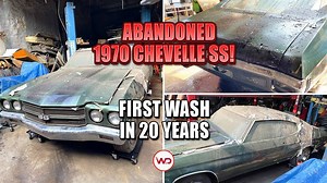 1970 Chevelle SS Barn Find Gets First Wash in 20 Years