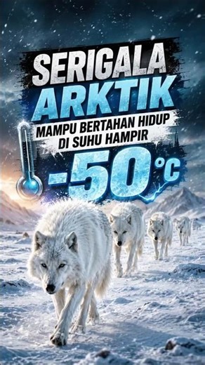 Serigala Arktik Bisa Bertahan di Suhu -50°C… Gimana Caranya?!