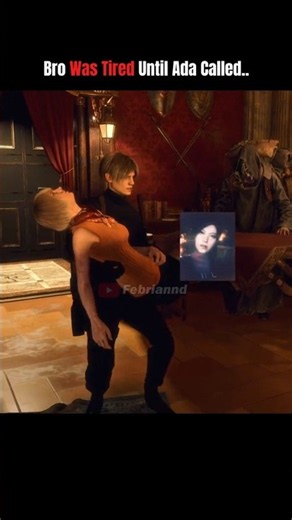 Leon When Ada’s Calling #residentevil #residentevil4