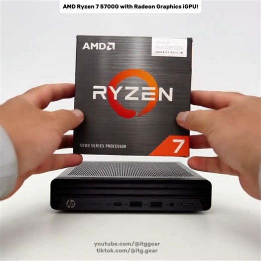 1L Bazzite: HP 805 G8 mini + Ryzen 7 5700G no dGPU, CAN IT GAME?