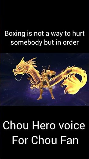 Chou Hero voice MLBB🥶🥶 #mobilelegendsbangbang #mlbb #shorts